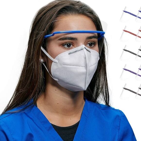 NIB New ICU Eye Shield Disposable Eye Covering/Safety 8 Total Anti Fog - Picture 3 of 11